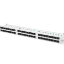 PATCH PANEL 48 PORT 1U 19" CAT.5E GREY LANBERG