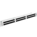 PATCH PANEL 48 PORT 1U 19" CAT.5E GREY LANBERG