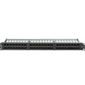 PATCH PANEL 48 PORT 1U 19" CAT.5E BLACK LANBERG