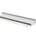 PATCH PANEL 24 PORT 1U 19" CAT.7 FTP GREY LANBERG