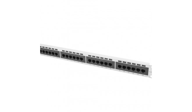 Lanberg patch-paneel 24 porti 1U 19" CAT.5E UTP, hall
