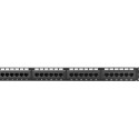 PATCH PANEL 24 PORT 1U 19" CAT.6 BLACK LANBERG