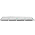 PATCH PANEL 24 PORT 0.5U 19" CAT.5E GREY LANBERG