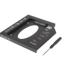 MOUNTING FRAME SLIM 5.25"->2.5" 9.5MM BAY LANBERG