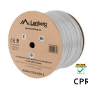 LAN CABLE CAT.6A UFTP 305M SOLID CU LSZH GREY CPR + FLUKE PASSED LANBERG