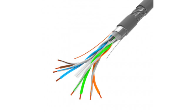 LAN CABLE CAT.6 SFTP 305M SOLID CU GREY CPR + FLUKE PASSED LANBERG