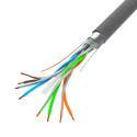 LAN CABLE CAT.6 FTP 305M SOLID CU GREY CPR + FLUKE PASSED LANBERG