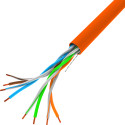 LAN CABLE CAT.5E UTP 305M SOLID CU ORANGE FLUKE LANBERG
