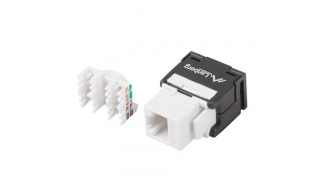 KEYSTONE MODULE TOOLLESS RJ45->LSA CAT.6A UTP 180° LANBERG