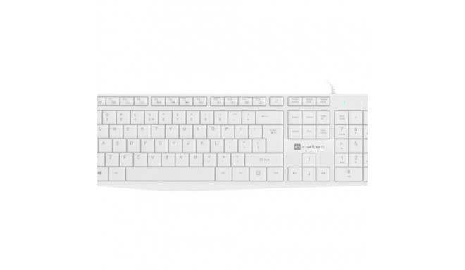 KEYBOARD NATEC NAUTILUS US LAYOUT WHITE