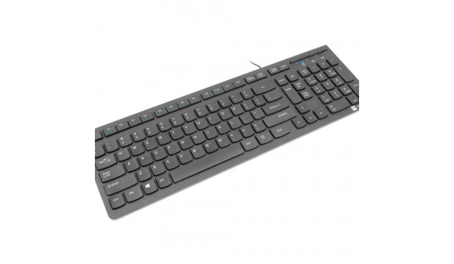 KEYBOARD NATEC DISCUS 2 SLIM US LAYOUT BLACK