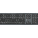 KEYBOARD NATEC DOLPHIN ES LAYOUT WIRELESS BLUETOOTH + 2.4GHZ X-SCISSORS ALUMINIUM SLIM