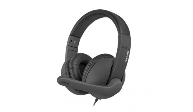 HEADSET NATEC RHEA WITH MICROPHONE BLACK