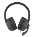 HEADSET NATEC RHEA WITH MICROPHONE BLACK