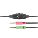HEADSET NATEC RHEA WITH MICROPHONE BLACK