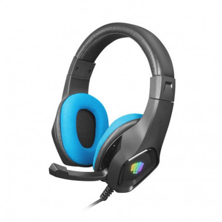HEADSET FURY PHANTOM WITH MICROPHONE ILLUMINATION BLACK-BLUE