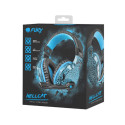 HEADSET FURY HELLCAT WITH MICROPHONE ILLUMINATED BLACK-BLUE