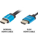 HDMI M/M V2.0 CABLE 1.8M 4K BLACK SLIM LANBERG