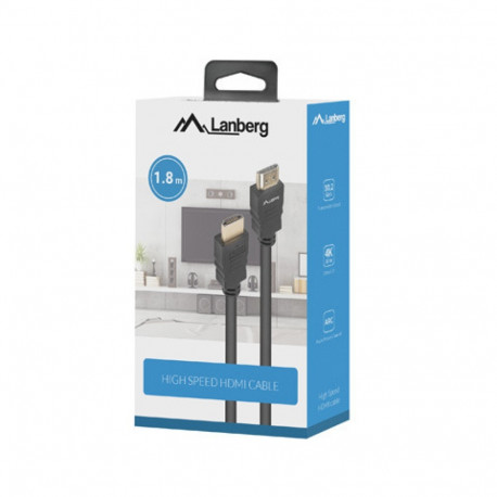 HDMI M/M V1.4 CABLE 1.8M CCS BLACK BOX LANBERG