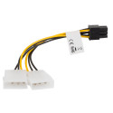 HDD 2X MOLEX(M/F) 3 PIN->BTX 6 PIN PSU CABLE 15CM LANBERG