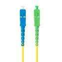 FIBER OPTIC PATCHCORD SM SC/APC-SC/UPC SIMPLEX 2M LSZH G657A1 3.0MM YELLOW LANBERG