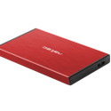 EXTERNAL HDD/SSD ENCLOSURE NATEC RHINO GO SATA 2.5" USB 3.0 RED