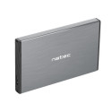 EXTERNAL HDD/SSD ENCLOSURE NATEC RHINO GO SATA 2.5" USB 3.0 GREY