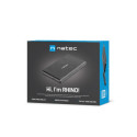 EXTERNAL HDD/SSD ENCLOSURE NATEC RHINO SATA 2.5" USB 2.0 ALUMINUM BLACK SLIM