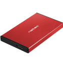 EXTERNAL HDD/SSD ENCLOSURE NATEC RHINO GO SATA 2.5" USB 3.0 RED