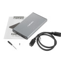 EXTERNAL HDD/SSD ENCLOSURE NATEC RHINO GO SATA 2.5" USB 3.0 GREY