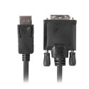 Lanberg kaabel DisplayPort (M) V1.2 - DVI-D (M) (24+1) Dual Link 1m, must