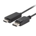 DISPLAYPORT(M) V1.1 ->HDMI(M) CABLE 3M BLACK LANBERG