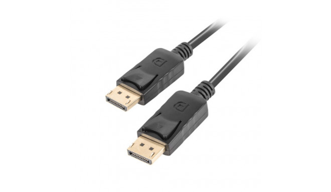 DISPLAYPORT M/M CABLE 19 PIN V1.2 3M 4K BLACK LANBERG