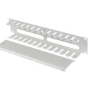 19" CABLE MANAGMEMENT METAL 2U TYPE A GREY LANBERG