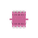 FIBER OPTIC ADAPTER MM LC/UPC QUAD OM4 LANBERG