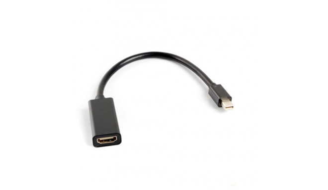 Lanberg adapter Mini Displayport - HDMI 20cm, black (AD-0005-BK)