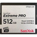 "Card 512GB SanDisk Extreme PRO CFast CompactFlash Speicherkarte"
