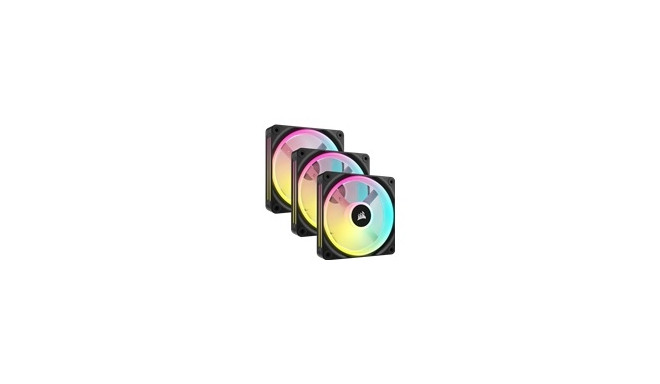 CORSAIR iCUE LINK QX120 RGB 120mm Magnetic Dome Fan Triple Kit