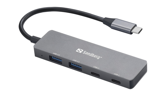 Sandberg 136-50 USB-C to 2xUSB-A+2xUSB-C Hub