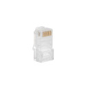 RJ45 CAT.5E UTP PLUG 8P8C PASS THROUGH TYPE (100PCS) LANBERG