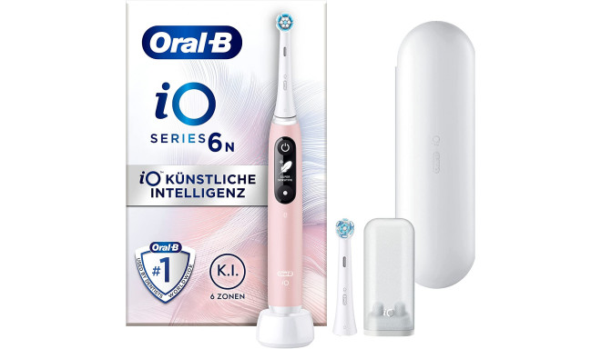 Braun Oral-B iO Series 6 Electric Toothbrush (pink sand)