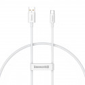 Cable USB do USB-C Baseus Superior 100W 0.25m (white)