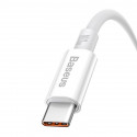 Cable USB do USB-C Baseus Superior 100W 0.25m (white)