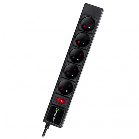 TRACER PowerGear 5m Black power strip