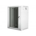 Wall-Mounted Rack 19'' 15U 600X450mm grey