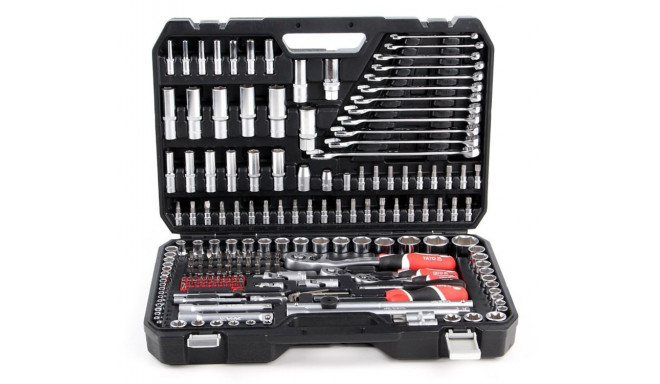 YATO YT-38841 1/4", 3/8", 1/2" Socket wrench set