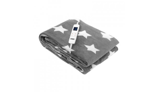 ELECTRIC BLANKET NOVEEN EB651 GREY STAR SUPER SOFT 180X130CM