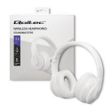 Qoltec BT 5.0 AB Headset Wireless Head-band Calls/Music USB Type-C Bluetooth White