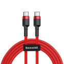 Baseus Type-C Cafule PD2.0 60W flash charging Cable (20V 3A) 2m Red (CATKLF-H09)