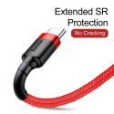 Baseus Type-C Cafule cable 2A, 3m Red/Red (CATKLF-U09)